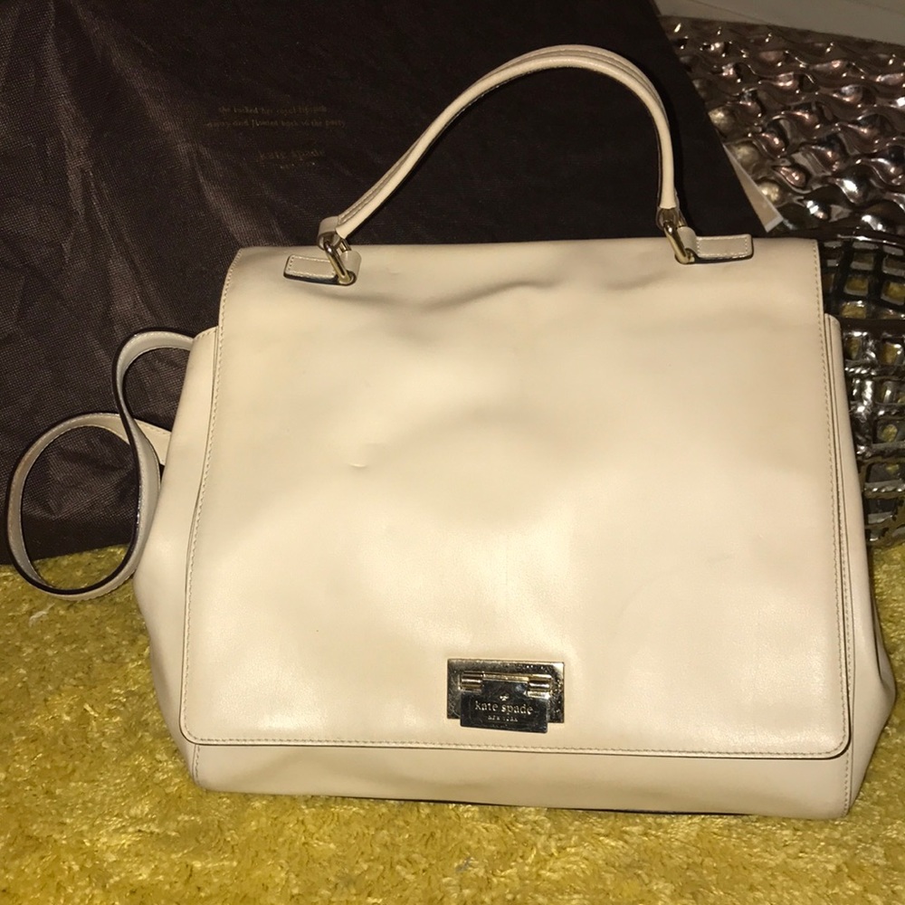 Kate Spade Large Ivory Satchel